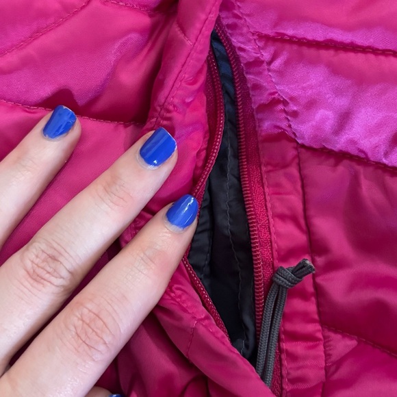 THE NORTH FACE 550 GOOSE DOWN PUFFER FUCHSIA VEST Women Size Small Pink - Picture 7 of 7